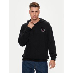 Hugo Пуловер Scuud 50516626 Черен Oversize