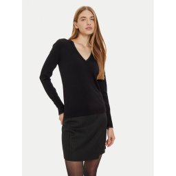 Liu Jo Пуловер WF4007 MS49I Черен Regular Fit