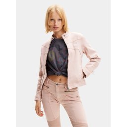 Desigual Дънково яке California 24SWED49 Розов Regular Fit