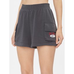Reebok Спортни шорти Archive Essentials IL6289 Сив Regular Fit