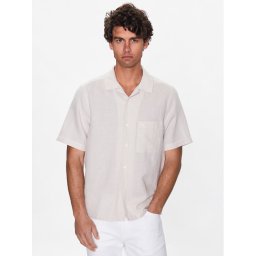 Calvin Klein Риза K10K109521 Бежов Regular Fit