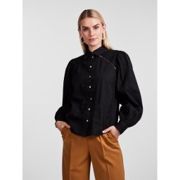 YAS Риза 26027480 Черен Regular Fit