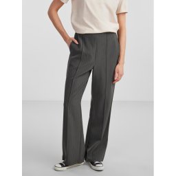 Pieces Текстилни панталони 17130407 Сив Loose Fit