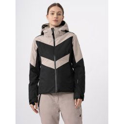 4F Скиорско яке 4FAW23TTJAF338 Бежов Slim Fit