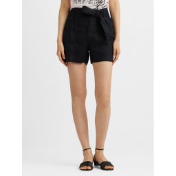 Lauren Ralph Lauren Шорти от плат 200862092001 Черен Regular Fit