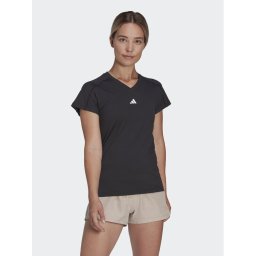 adidas Тениска от техническо трико Train Essentials HN5543 Черен Slim Fit