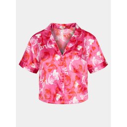 Hunkemöller Тениска на пижама Peppers 205076 Розов Relaxed Fit