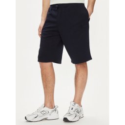 Guess Шорти от плат Clovis M4GD10 KBK32 Тъмносин Loose Fit