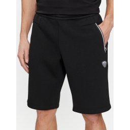 EA7 Emporio Armani Спортни шорти 8NPS08 PJ4EZ 1200 Черен Regular Fit