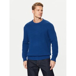 Selected Homme Пуловер 16094552 Син Relaxed Fit