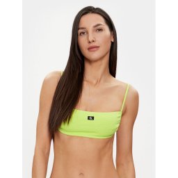 Calvin Klein Swimwear Горнище на бански KW0KW02395 Зелен