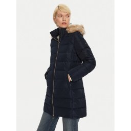Tommy Hilfiger Пухено яке Heritage WW0WW43234 Тъмносин Regular Fit