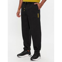 Calvin Klein Долнище анцуг Grid Logo K10K112430 Черен Relaxed Fit