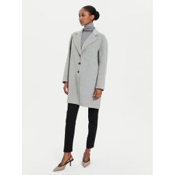Marella Вълнено палто Won 2423016041 Сив Regular Fit