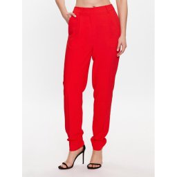 Bruuns Bazaar Текстилни панталони Cindysus BBW2595 Червен Slim Fit