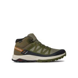 Salomon Туристически Outrise Mid GORE-TEX L47143600 Каки