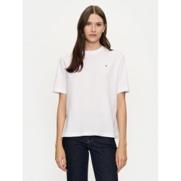 Tommy Hilfiger Тишърт Modern Flag WW0WW43597 Бял Relaxed Fit