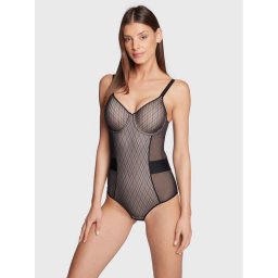 Chantelle Боди Smooth Lines C11N70 Черен