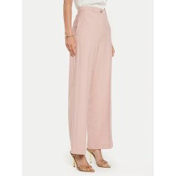 ViCOLO Текстилни панталони TB0049 Розов Regular Fit