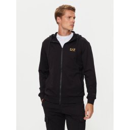 EA7 Emporio Armani Суитшърт 8NPM33 PJVRZ 0208 Черен Regular Fit