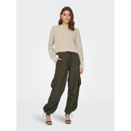 ONLY Пуловер Malavi 15284453 Бежов Regular Fit