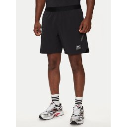 Reebok Спортни шорти Certified Strength+Short IC1611 Черен Regular Fit