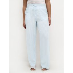Kaffe Текстилни панталони Milia 10508314 Светлосиньо Loose Fit