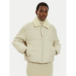 Calvin Klein Jeans Зимно яке Aviator J20J224121 Бежов Relaxed Fit