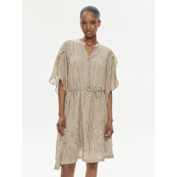 Bruuns Bazaar Рокля тип риза Parez BBW3953 Бежов Regular Fit