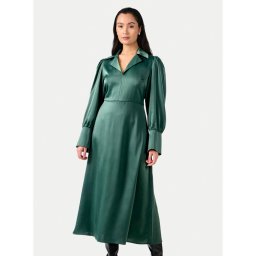 YAS Рокля тип риза Pella 26034665 Зелен Regular Fit