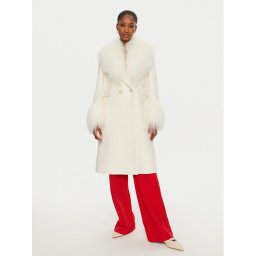YES LONDON Зимно палто CD1202/MONGOLIA Екрю Regular Fit