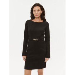 TWINSET Ежедневна рокля 232TT2195 Черен Regular Fit