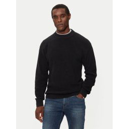 Jack & Jones Пуловер 12260041 Черен Relaxed Fit