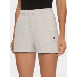 Tommy Jeans Спортни шорти New Cls DW0DW17772 Сив Relaxed Fit