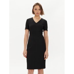 Boss Ежедневна рокля 50493529 Черен Slim Fit