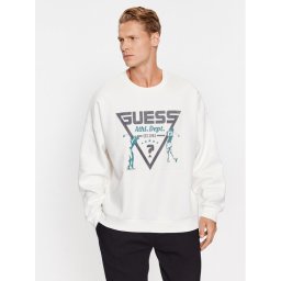 Guess Суитшърт Z3BQ08 KBXX1 Бял Regular Fit