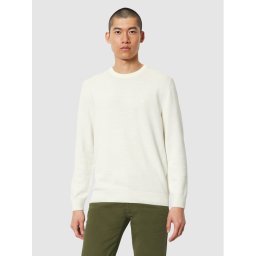 Marc O'Polo Пуловер 421 5023 60074 Бял Regular Fit