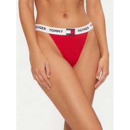 Tommy Hilfiger Класически дамски бикини UW0UW05622 Червен
