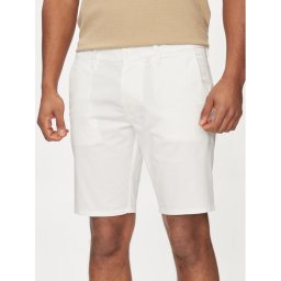 Guess Шорти от плат Daniel M4GD05 WG3OA Бял Skinny Fit