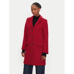 United Colors Of Benetton Вълнено палто 2U62DN062 Червен Regular Fit