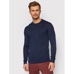 Selected Homme Пуловер Town 16079772 Тъмносин Regular Fit