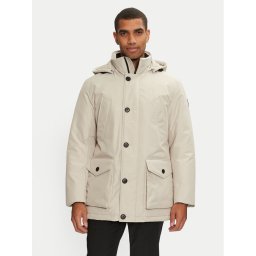 Boss Зимно яке Osiass 50499551 Бежов Regular Fit