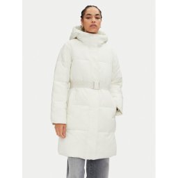 Calvin Klein Jeans Зимно яке J20J224122 Екрю Relaxed Fit