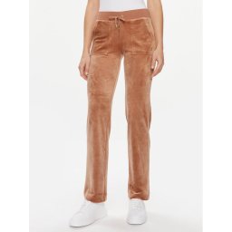Juicy Couture Долнище анцуг Del Ray JCAP180G Кафяв Regular Fit