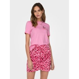 ONLY Тишърт Kita 15316574 Виолетов Regular Fit