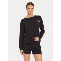 Hugo Тениска на пижама Unite 50490706 Черен Relaxed Fit