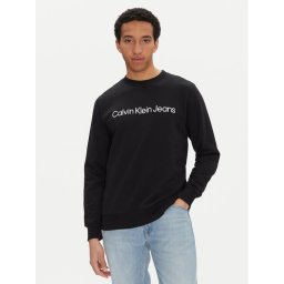 Calvin Klein Jeans Суитшърт J30J322549 Черен Regular Fit