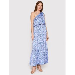 YAS Лятна рокля Pulana 26026497 Виолетов Relaxed Fit