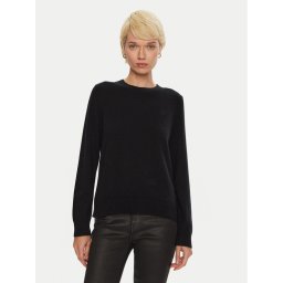 Tommy Hilfiger Пуловер WW0WW43202 Черен Regular Fit