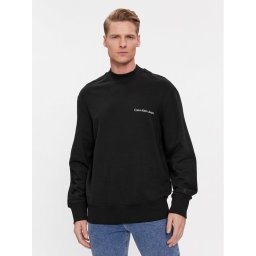 Calvin Klein Jeans Суитшърт Institutional J30J324621 Черен Regular Fit